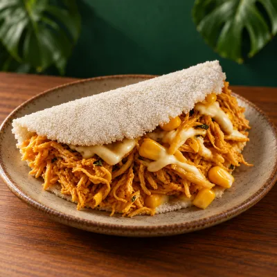 Tapioca de frango e ricota